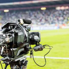 מצלמת טלוויזיה במגרש כדורגל