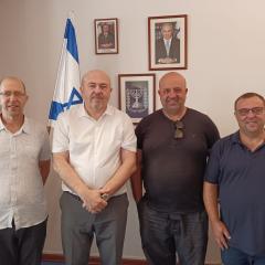 נציגי ספיר עם שגריר קרואטיה בישראל